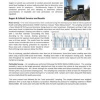 Noise and Dust Survey